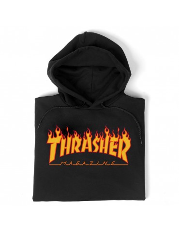 Thrasher Flame Logo Hood -...
