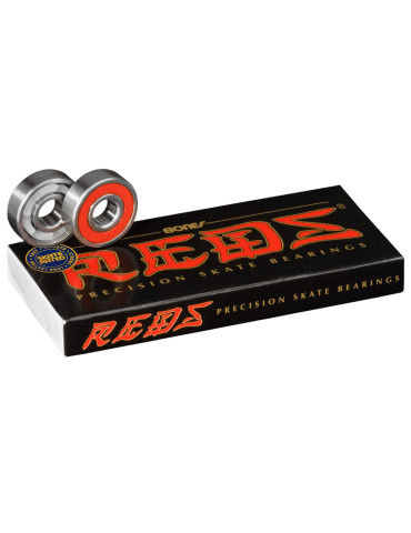 Bones Bearings Reds Silver/Red